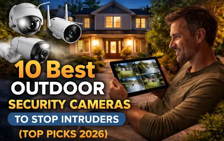 Read more about the article 10 Best Outdoor Security Cameras to Stop Intruders (Top Picks 2026)