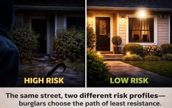 How Burglars Choose Their Targets