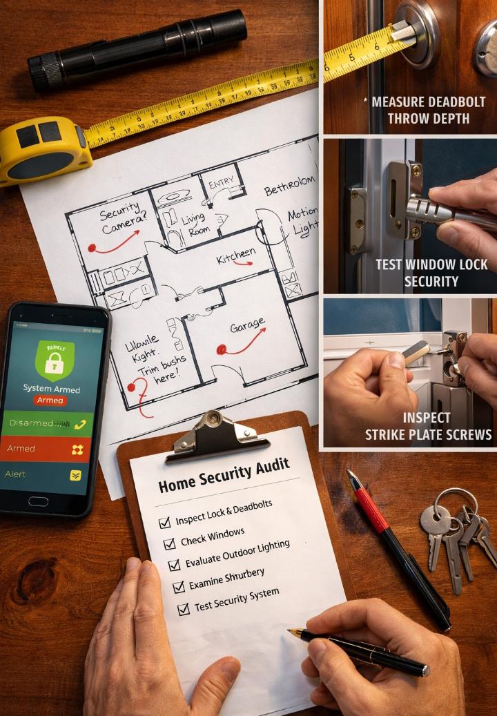 conduct a home security audit yourself