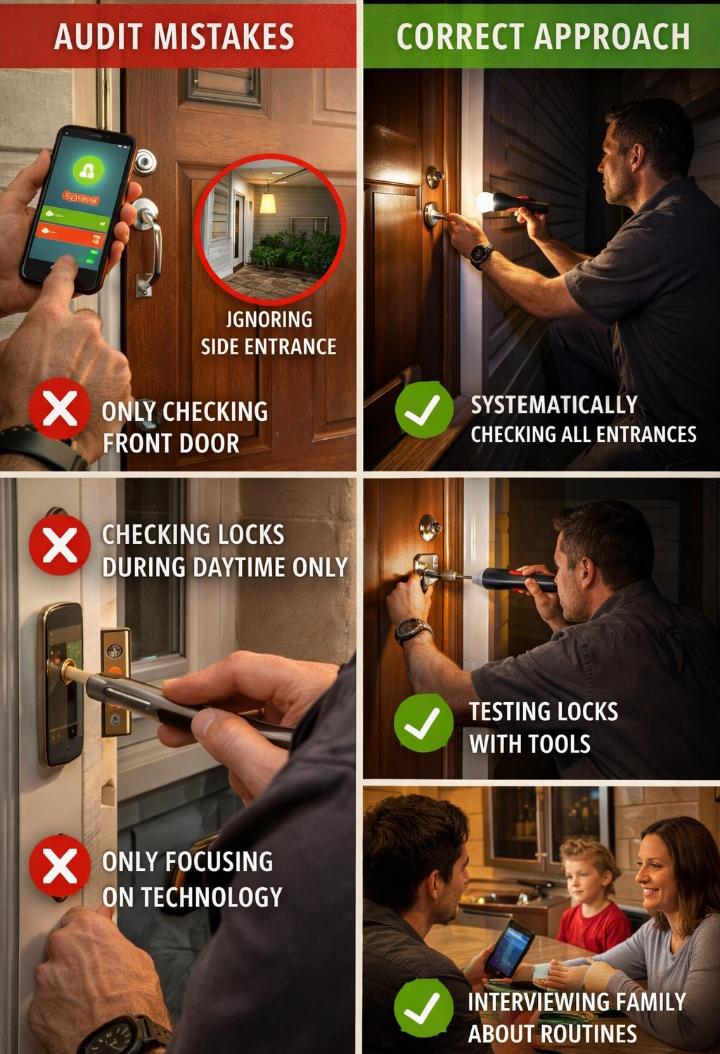 conduct a home security audit yourself