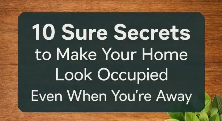 You are currently viewing 10 Sure Secrets to Make Your Home Look Occupied Even When You’re Away