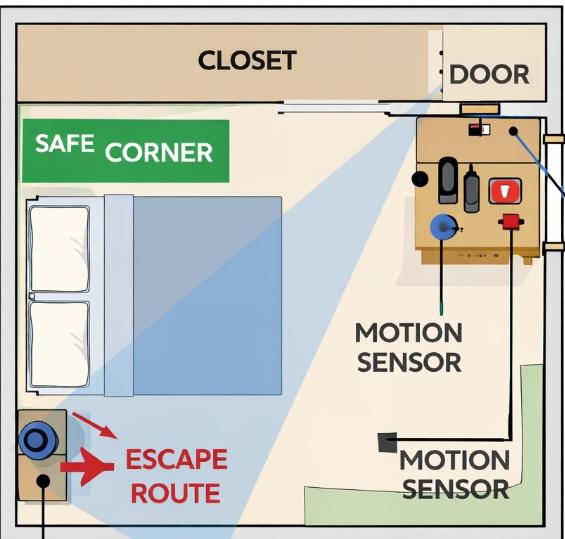 Protect Your Room When You Are Sleeping Alone