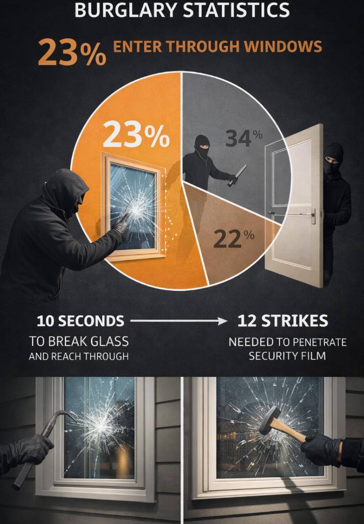 Secure Back and Side Windows from Intruders