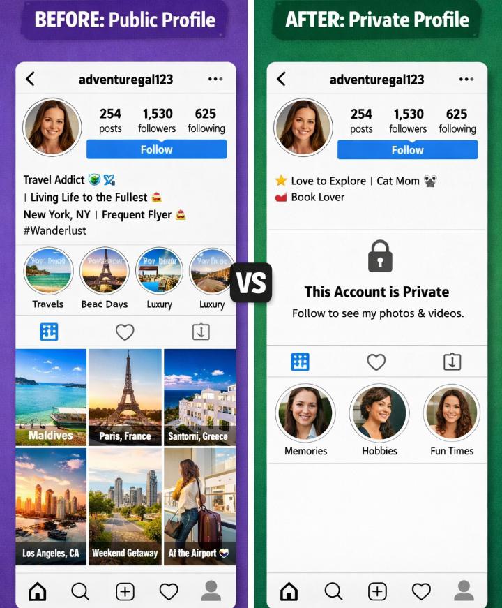 how to protect your home security through social media privacy tips