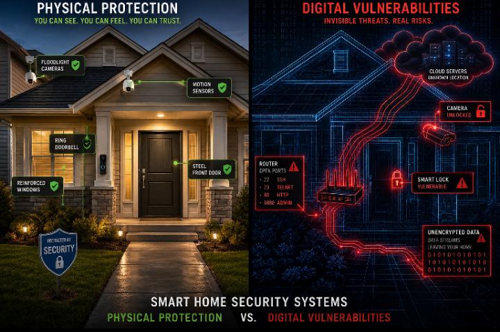 Smart Home Security Systems: Physical Protection vs Digital Vulnerabilities